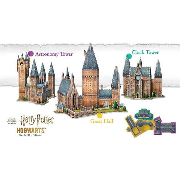 3D Puzzle Castle Building Set - Picture 5 of 5